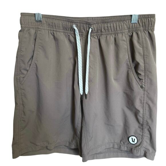 Vuori Kore Everyday Short Unlined Performance Wear Drawcord Brown Size Small - Picture 4 of 16